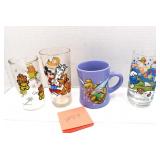 Character Glasses Mickey Mouse Smurfs