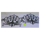 2 Metal Wall Decorations