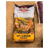 Keystone Co-op Pershing gave a bag of layer pellet