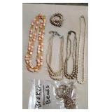 Vintage Pear-like Necklaces and Bracelet