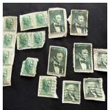Washington,Lincoln,Jackson 1 cent Stamp