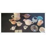 Vntage Ceramic Teapots, Pitchers, and More