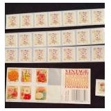 Unused Flower Stamps