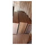 Three Pressed Wood Bookcases, 1 with Doors