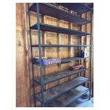 Black cast Shelving Unit