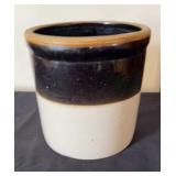 Salt Glazed Two-Toned Crock