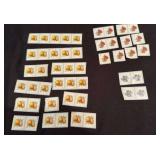 VTG Apples, Strawberries and Blueberry Stamps