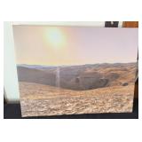 Canvas Print "Christian Desert Pilgrimage "