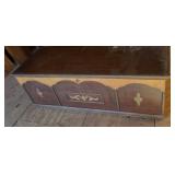 Vintage or Antique Ornate Cedar Blanket Chest