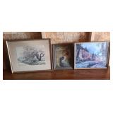 Three Framed Prints
