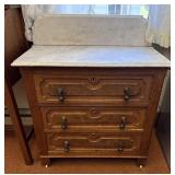 Victorian Marble Top Dresser