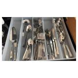 Large Set of Wallace Stainless Flatware