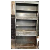 3 Industrial Metal Shelving Units