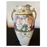 Royal Nishiki Hand Painted Floral Vase