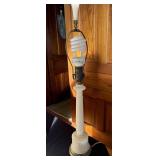 Early Aladdin Alacite Peach Luster Lamp