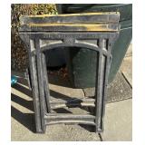 Heavy Plastic Folding Saw Horses