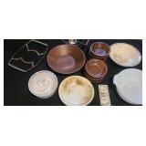 Vintage Wooden Salad Set + Serving Items