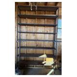 Steel Shelving with Wood Shelves