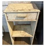 Small Wood Stand with 1 Drawer