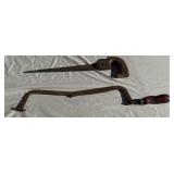 Early Keyhole Saw and Hacksaw