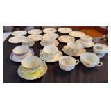 Early Haviland, Bavaria,Tea Cups & Saucers