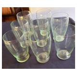 Early Uranium Set of Glasses