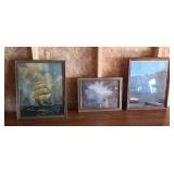 Three Framed Pictures
