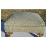Sage Green upholstered Ottoman