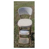 VTG Cosco Kitchen Step Stool Chair