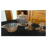 Early Pink Depression Glass