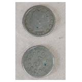 Liberty Head and Shield Nickels