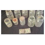 10 Vintage Canning Jars