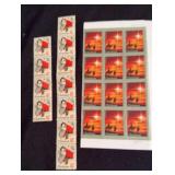 VTG Christmas Stamps Unused