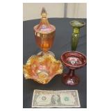Vintage Carnival Glass & More