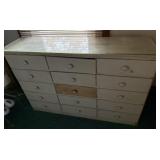 Vintage 15 Drawer Dresser