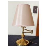 VTG Swing Arm Brass Desk Lamp