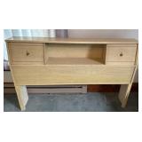 Mid-Century Full Size Blonde Headboard