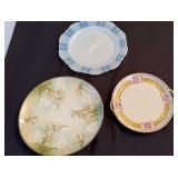 Nippon Pink Florals Raised Gold Candy Dish