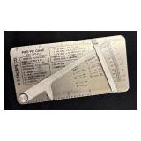 W R Thorpe Co. Pipe Pit Guage