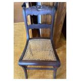 Walnut Caned Side Chair