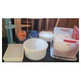 Vintage Tupperware + Rubbermaid Storage Items