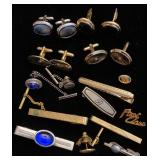 Cuff links and tie bars