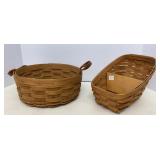 1986 & 1987 Longaberger Darning & Vegetable