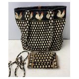 Vera Bradley Quilted Handbag & Wallet