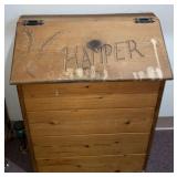 Wooden Laundry Hamper