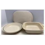 Longaberger Pottery Heritage Green 8in Casserole