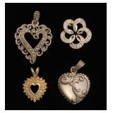 Sterling silver pendants