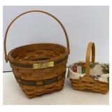 Longaberger Christmas & Cancer Society Baskets