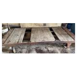 Vtg Large Loading Dock Cargo Cart