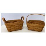 Longaberger Signed Tea & Small Berry Baskets